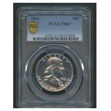 1961 Franklin Half Dollar PCGS PR67