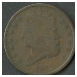 1833 Classic Head Half Cent