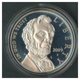2009 Abraham Lincoln Commem Silver $1 OGP