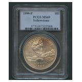 1999-P Yellowstone Silver Dollar PCGS MS 69