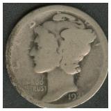 1921 Mercury Head Dime