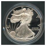 1996-P Proof ASE Silver Eagle in OGP
