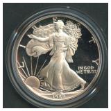1989-S Proof ASE Silver Eagle in OGP