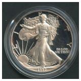 1987-S Proof ASE Silver Eagle in OGP