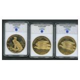 3- Mixed Gold-Layered Replica Coins