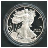 2008-W Proof ASE Silver Eagle in OGP