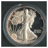 1987-S Proof ASE Silver Eagle in OGP
