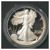 1989-S Proof ASE Silver Eagle in OGP