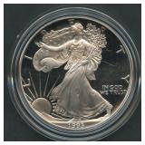 1993-P Proof ASE Silver Eagle in OGP