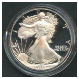 1987-S Proof ASE Silver Eagle in OGP