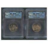 2005-P & D CA Washington Quarters ICG SP69