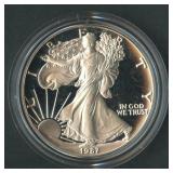 1987-S Proof ASE Silver Eagle in OGP