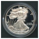 2005-W Proof ASE Silver Eagle in OGP