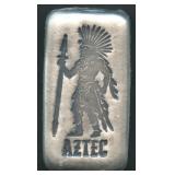 Aztec Epic Warriors .999 Silver Bar 5 ozt