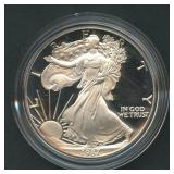 1987-S Proof ASE Silver Eagle in OGP