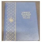 2- Liberty Walking Halves Whitman Albums