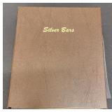 Silver Bars Dansco Album Contains NO Bars