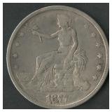 1877 Trade Silver Dollar