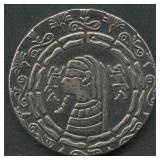 Egyptian Hieroglyphics .999 Silver Medal 0.5 ozt