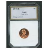 2003-S Lincoln Head Cent PCI PR70 DCAM