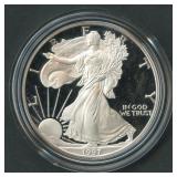 1997-P Proof ASE Silver Eagle in OGP