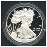 2010-W Proof ASE Silver Eagle in OGP