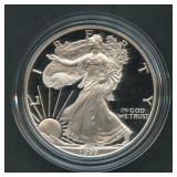 1997-P Proof ASE Silver Eagle in OGP