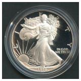 1986-S Proof ASE Silver Eagle in OGP