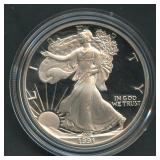 1991-S Proof ASE Silver Eagle in OGP
