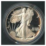 1987-S Proof ASE Silver Eagle in OGP