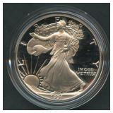 1991-S Proof ASE Silver Eagle in OGP