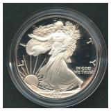 1987-S Proof ASE Silver Eagle in OGP