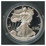 1997-P Proof ASE Silver Eagle in OGP