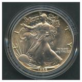 1988 UNC ASE Silver Eagle in OGP