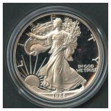 1988-S Proof ASE Silver Eagle in OGP