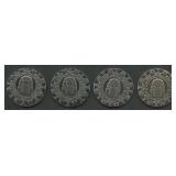 4- Egyptian Hieroglyphics .999 Silver Medals