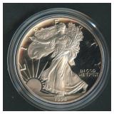 1995-P Proof ASE Silver Eagle in OGP
