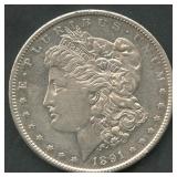 1891-S Morgan Silver Dollar