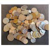 Bag of Mixed Foreign Non-Silver Coins 20 oz.