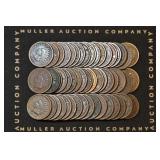 Roll of Mixed 1800's Indian Head Cents