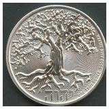 2022 Niue $2 Tree of Life .999 Silver 1 ozt