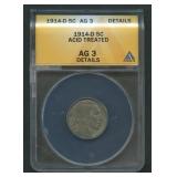 1914-D Buffalo NickelANACS AG3 Details