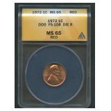 1972/1972 ANACS MS65 RED