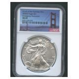 2020-(S) ASE Silver Eagle NGC MS 69