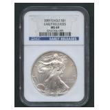 2009 ASE Silver Eagle NGC MS69