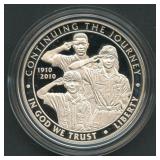 2010 Boy Scouts Centennial Proof Silver Dollar