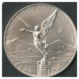 2020 Mexico Libertad .999 Silver Round 5 ozt