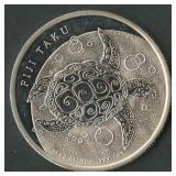 2011 Fiji $2 Sea Turtle .999 Silver Round 1 ozt