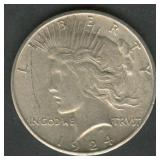 1924-S Peace Silver Dollar