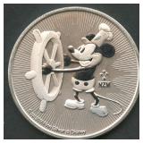2017 Niue $2 Mickey Mouse .999 Silver 1 ozt